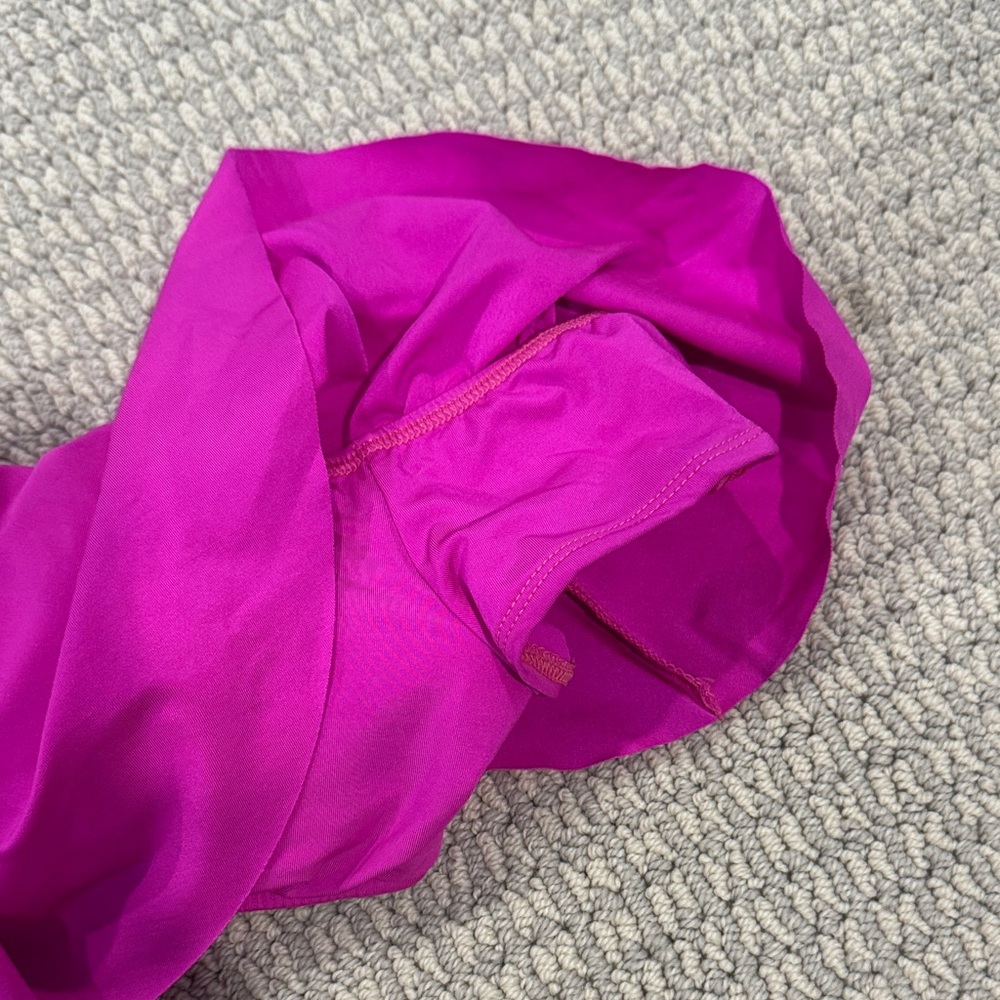 Trina Turk Fuchsia Bikini Ruffle Top - Picture 4 of 4